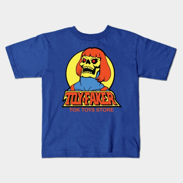 Toy Faker Logo Kids T-Shirt by TheOliveKnight